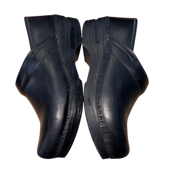Dansko Professional Black Box Leather Clogs – Women Sz EU 38 (US 8) - Picture 4 of 10